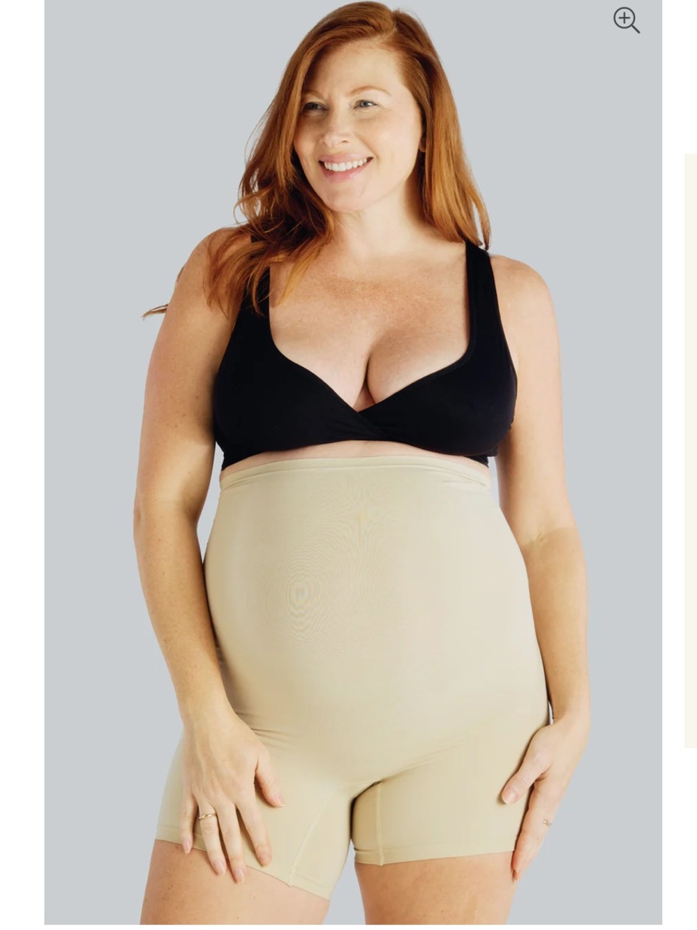 Belly Bandit Maternity Thighs Disguise Smoothing, Anti-Chafing Shorts size Large